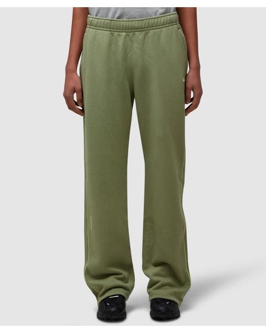 Nike Green X Nocta Tech Fleece Open Hem Sweatpant (Oil/Lt Liquid Lime for men