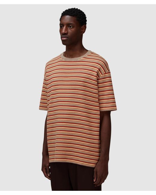 Drole de Monsieur Brown Striped T-Shirt (Banana
