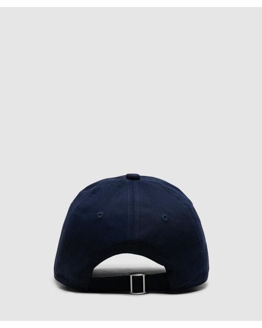 Drole de Monsieur Blue Vine Embroidered Slogan Cap