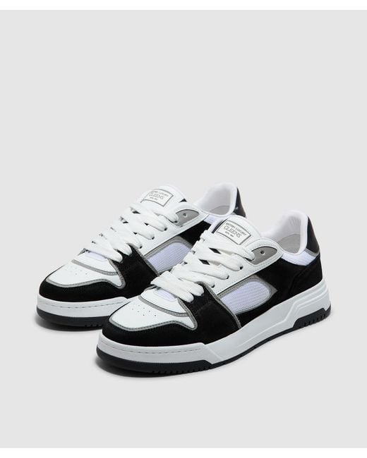Cleens White Layup Sneaker for men