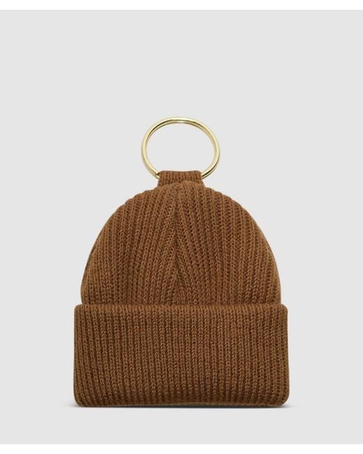 Carhartt Brown Mini Watch Hat Keychain (Hamilton