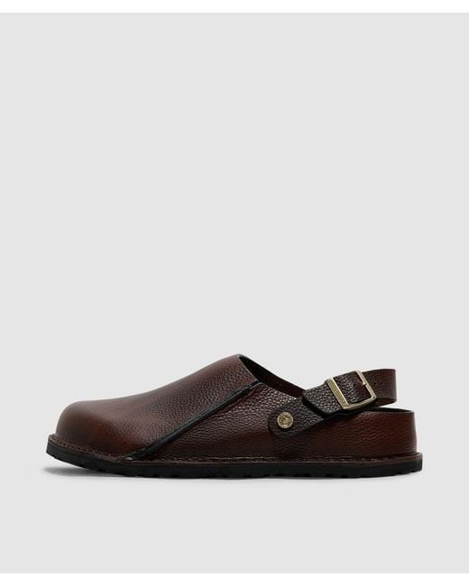 Birkenstock Brown Lutry Premium Lena Mule (Roast