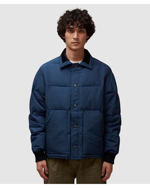 Noah NYC Blue Quilted Puffer for men