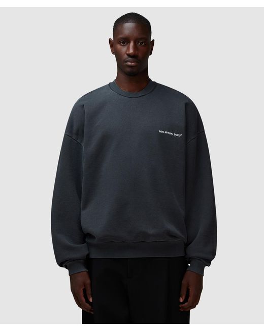 MKI Miyuki-Zoku Blue Uniform Sweatshirt (Pigment for men