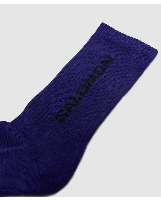 Salomon Lab Blue Salomon Lab Everyday Crew 3-Pack Sock (Liberty