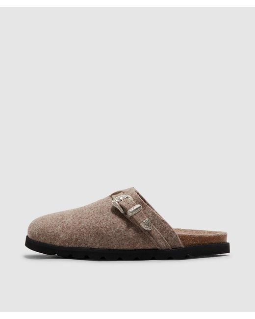 Duke & Dexter Brown Winston Mule (Walnut for men
