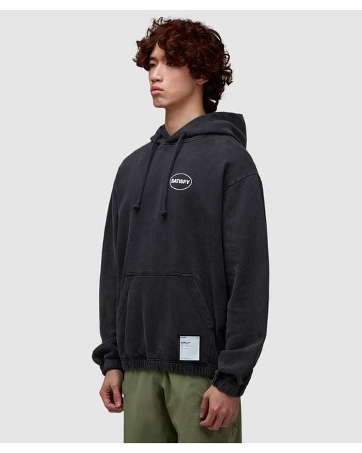 Satisfy Black Softcell Hoodie for men