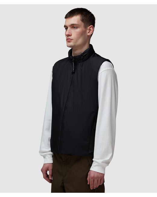 C P Company Black Metropolis Series Pertex Vest for men