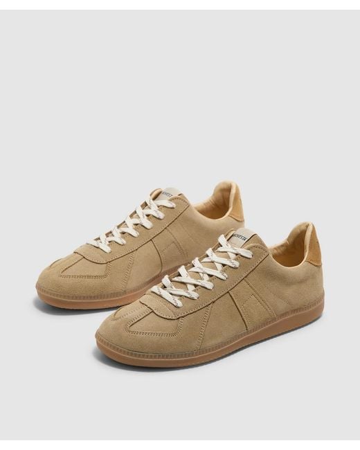 Novesta Natural Gat Suede Sneaker