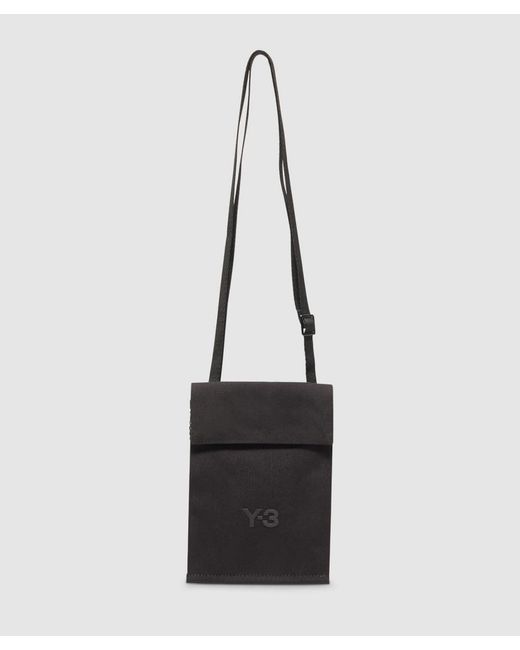 Y-3 White X-Body Pouch Bag