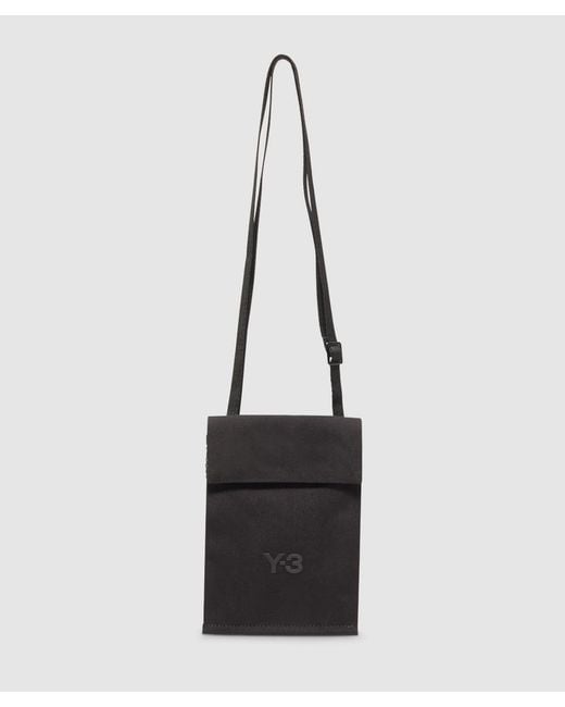 Y-3 White X-Body Pouch Bag