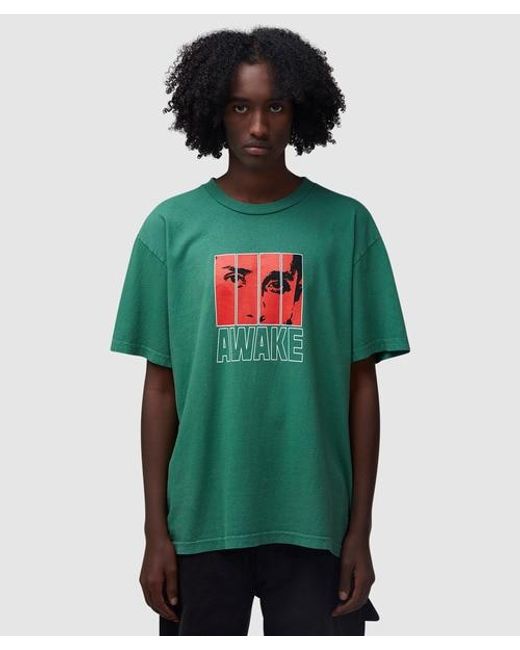 AWAKE NY Green Vegas T-shirt for men