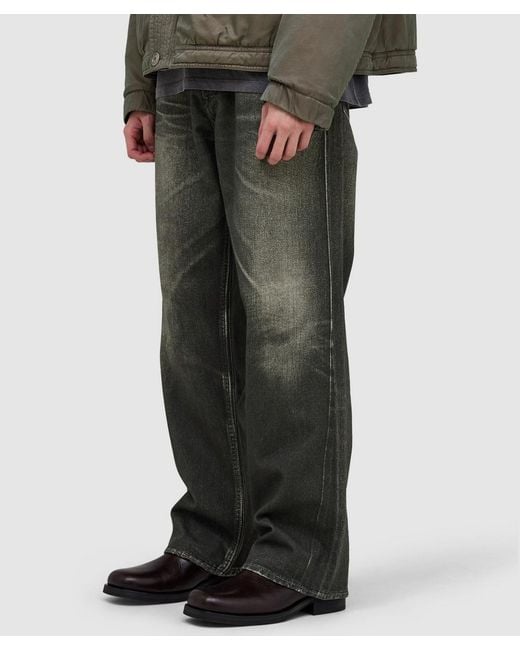 Our Legacy Green Third Cut Jean (Digital Aurora Print for men