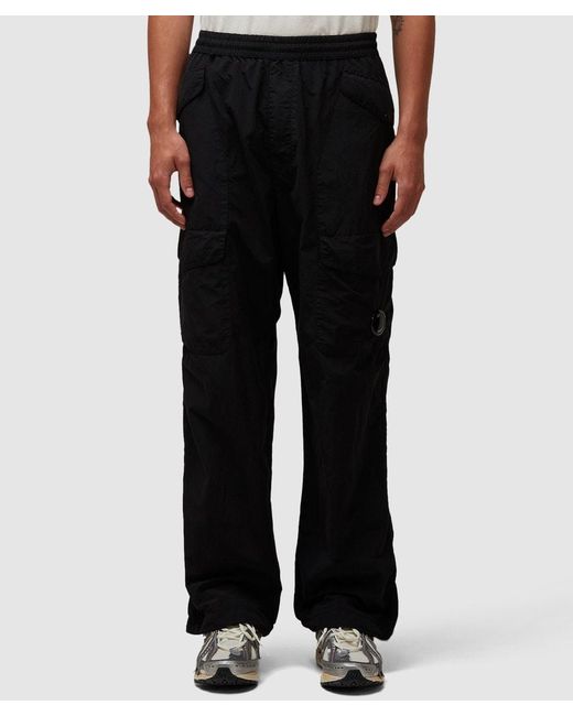 パンツ C.P COMPANY FLATT NYLON LOOSE PANTS Pants C.P. Company Flatt Nylon Loose Utility Pants Black