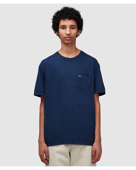 Noah NYC Blue Core Logo Pocket T-Shirt ( for men