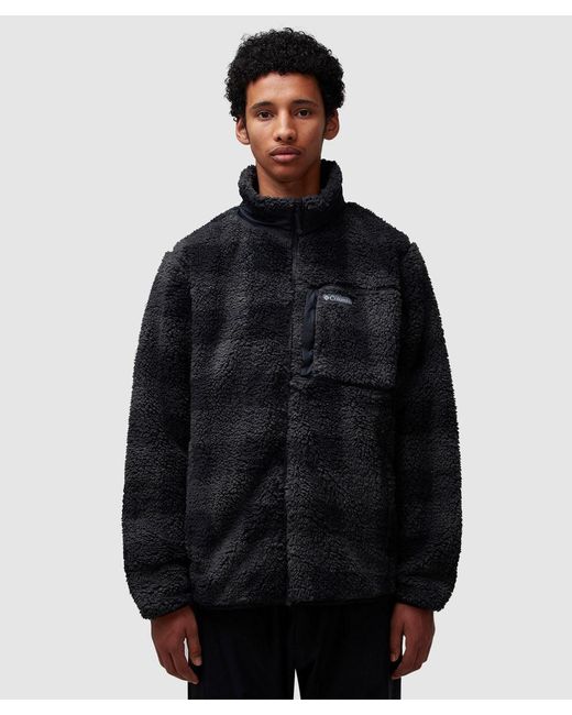 Columbia Black Winter Pass Printed Fleece Ii Jacket for men