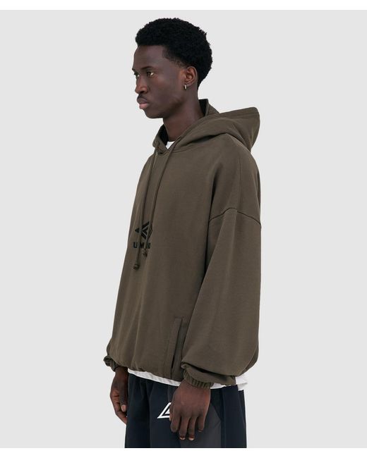 Umbro Brown X Slam Jam Og Logo Mask Hoodie (Dark for men