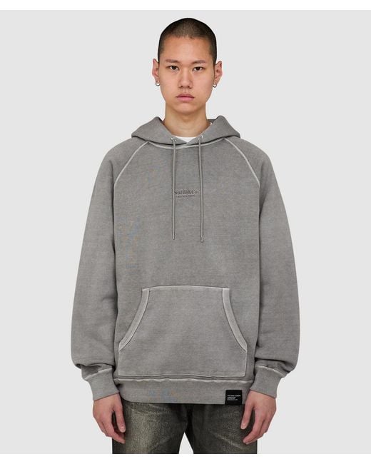 Neighborhood Gray Pigment Dyed Sweat Hoodie for men