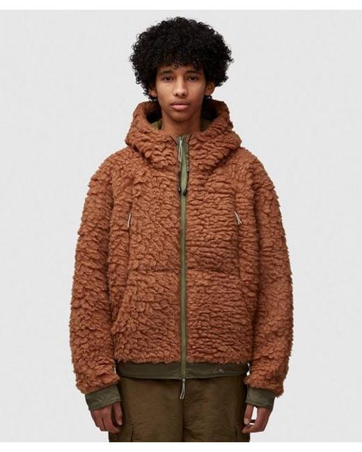Roa Brown Heavy Furry Jacket for men