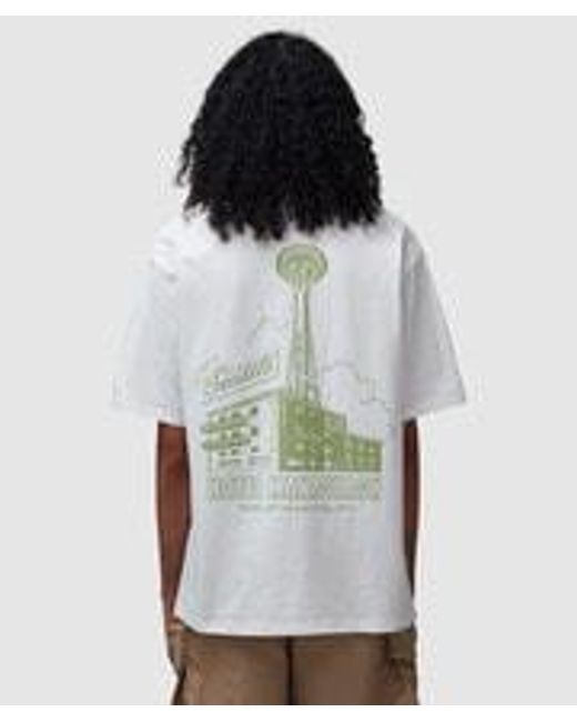 Manastash Gray Citee Hotel T-shirt for men