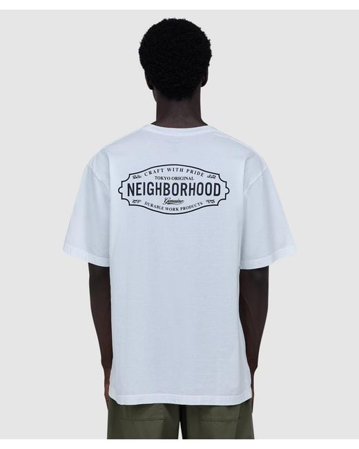 Neighborhood Blue Nh. Tee Ss-1 T-Shirt for men