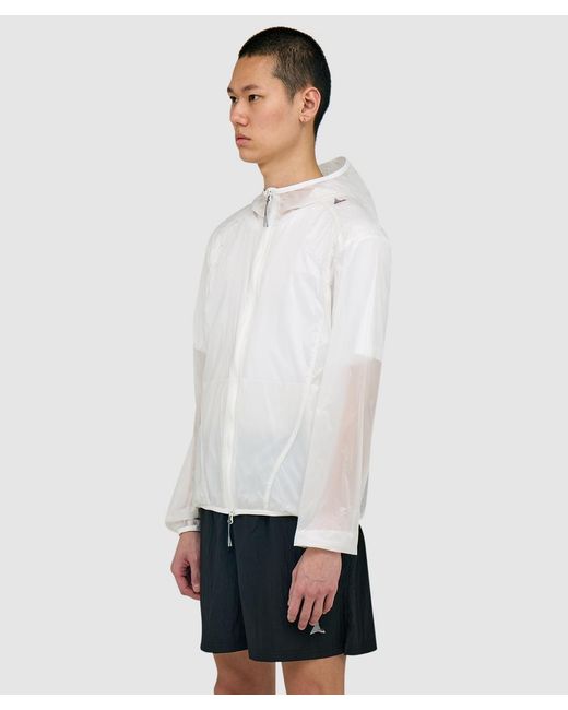 Roa White Hue Packable Wind Jacket for men