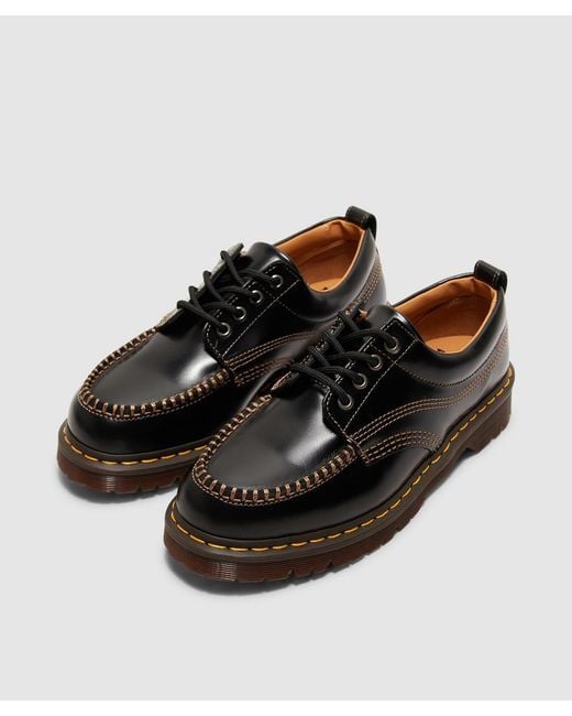 Dr. Martens Black Lowell 4 Eye Shoe for men