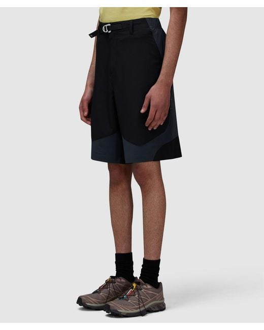 Purple Mountain Observatory Black Terrain Short for men