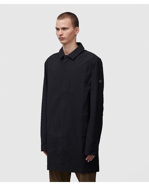 Arc'teryx Keppel Trench Coat in Black for Men | Lyst