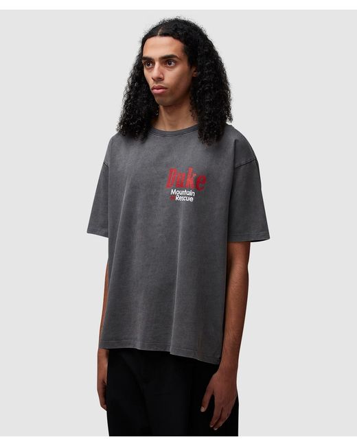 Duke & Dexter Black Mountain Rescue T-Shirt (Washed