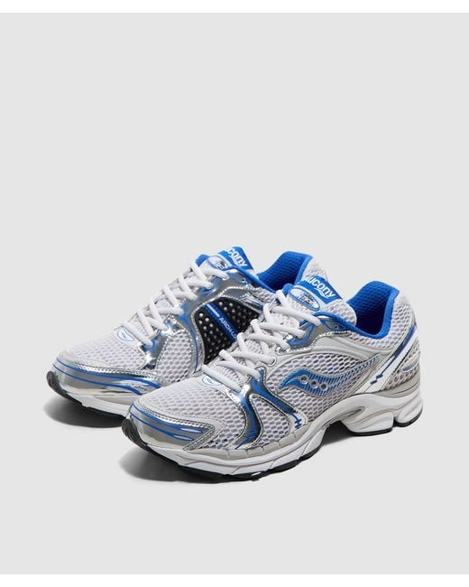 Saucony Blue Progrid Triumph 4 Sneaker (Mist/Lapis for men