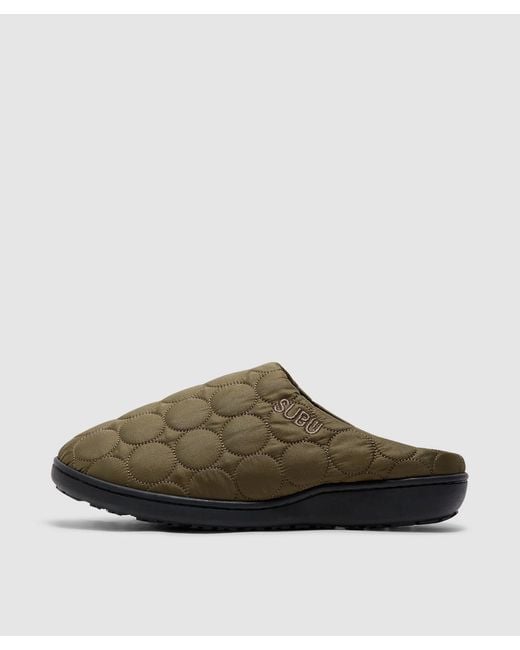 SUBU Brown Circle Slipper (Khaki