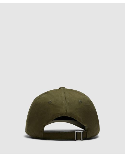 Drole de Monsieur Green Braids Slogan Cap (Kaki