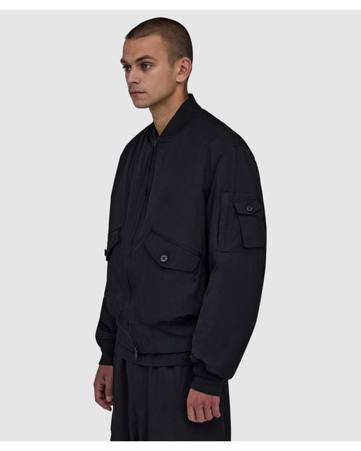 Y-3 Blue Bomber Jacket for men