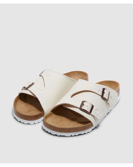 Birkenstock White Zurich Canvas Sandal