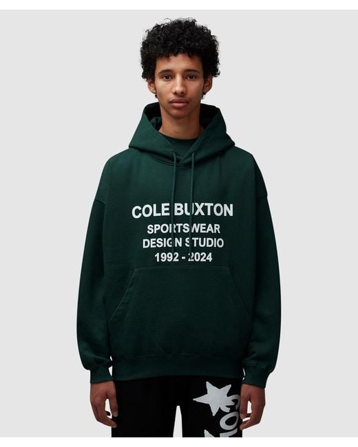 Cole Buxton Green Design Studio Hoodie for men