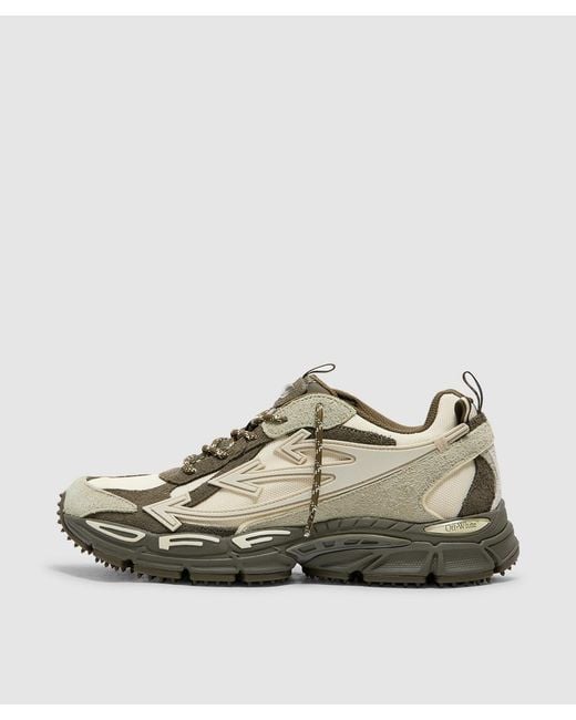 Off-White c/o Virgil Abloh Green Be Right Back Suede Sneaker (Forest