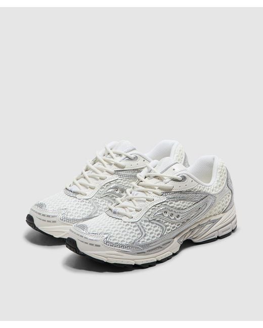 Saucony White Progrid Ride 1 Sneaker (Ivory for men