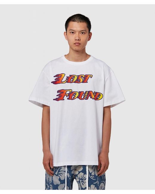 Liam Hodges White Lost Found T-shirt for men
