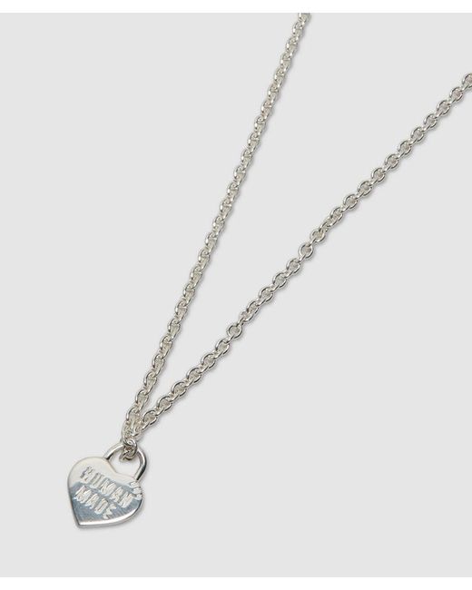 Human Made White Heart Necklace