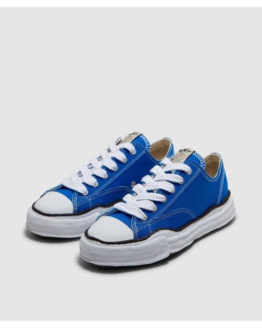 Maison Mihara Yasuhiro Blue Peterson Og Sole Low Canvas Sneaker