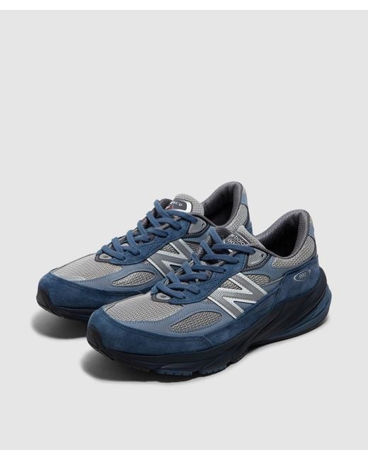New Balance Blue Mius 990V6 Sneaker for men
