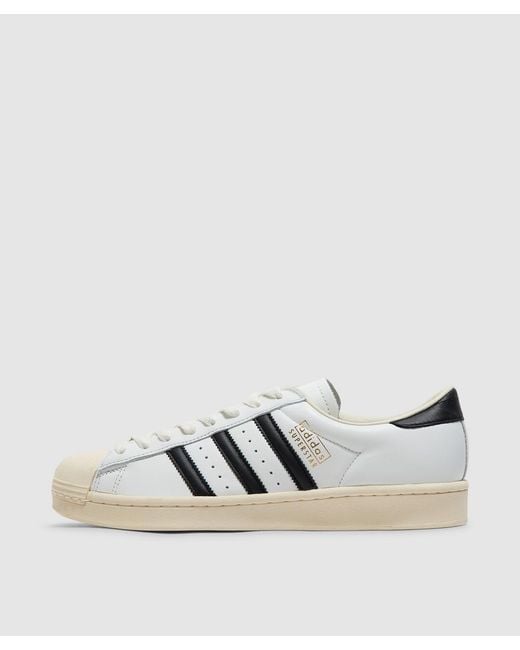 Adidas White Superstar Vintage Sneaker (Core/Core/Cream for men