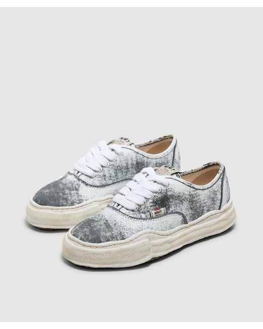 Maison Mihara Yasuhiro White Baker Og Sole Leather Shaved Surface Sneaker