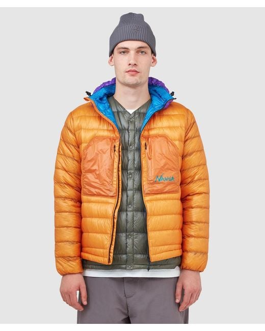NANGA Orange Ultilight Down Parka for men