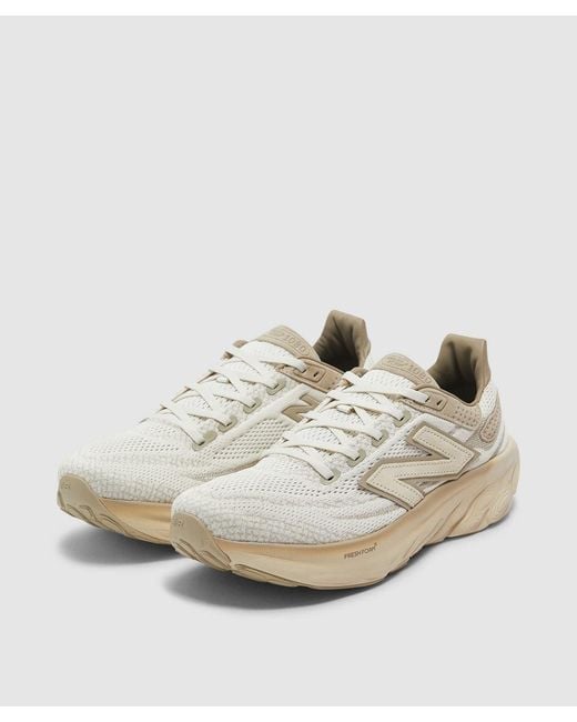 New Balance White 1080 Sneaker (Stoneware