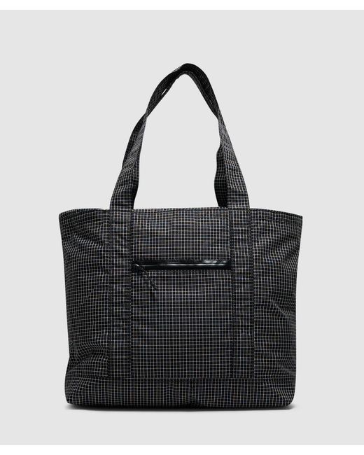 CAYL Black Grid Tote Bag (Grid