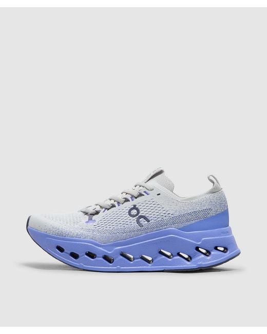 On Shoes Blue Cloudsurfer Max Sneaker (Wolf/Sailor for men