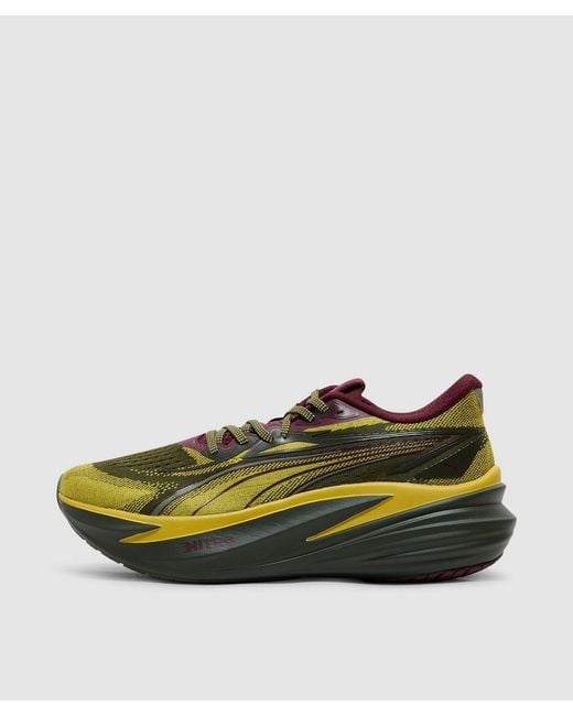 PUMA Yellow Magmax Nitro 2 Sneaker (Fresh Pear-Dark for men