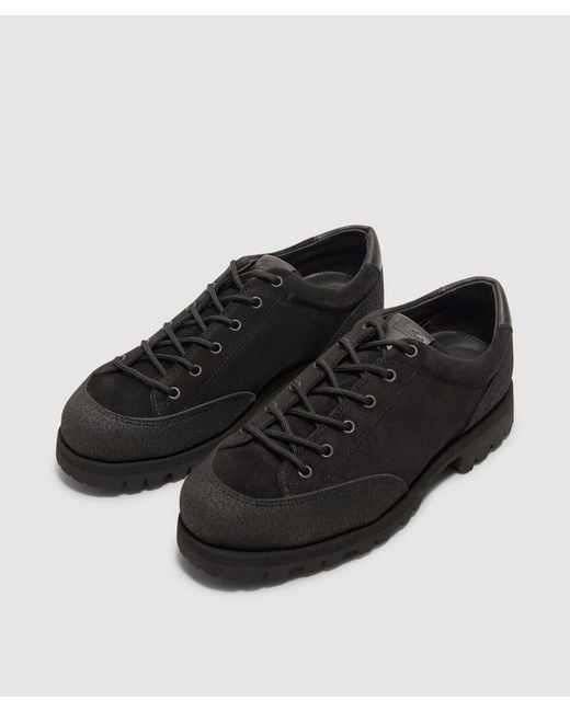 Paraboot Black Montata Shoe (Velour for men